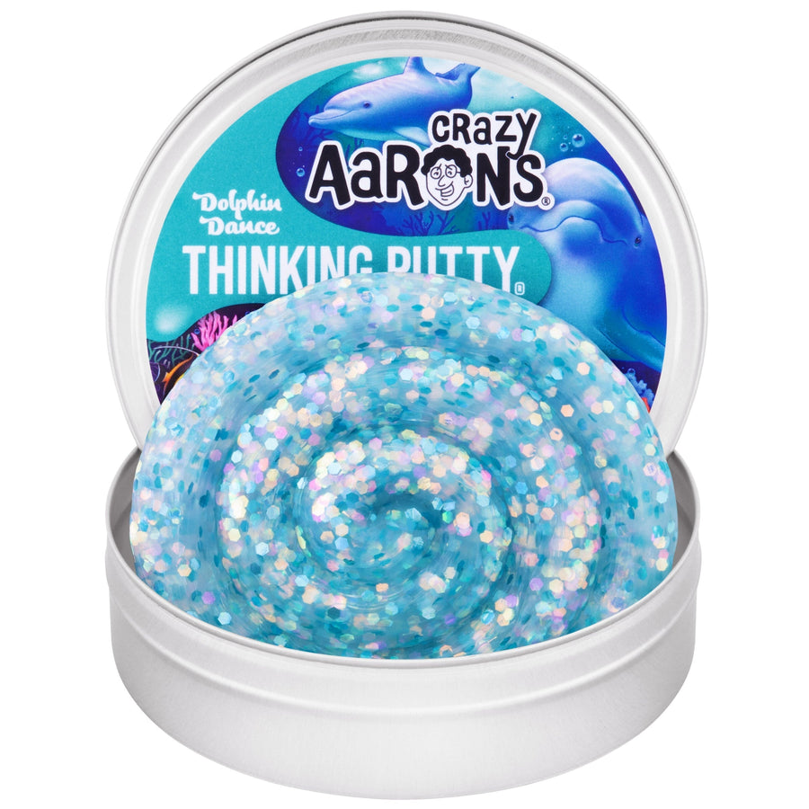 Dolphin Dance - 3.5" Thinking Putty Tin G3